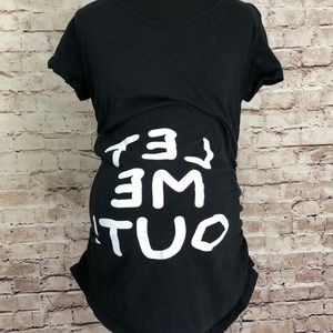 “Let Me Out!” Novelty Maternity T